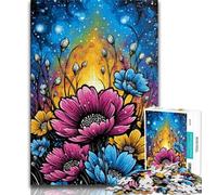 Adult Jigsaw Puzzles 1000 Pieces Alien UFO,Help The Brain Exercise Addictive Toys to Cultivate Patience Perfect Decoration 50x75cm