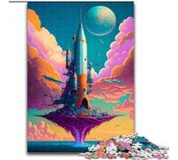 Adult Jigsaw Puzzles 1000 Pieces Amazing Rocket The Sea Puzzles for Adults Challenging Brain Teaser for Teenagers, Family Fun, DIY Home Decor Gift size 26x38cm