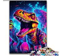 Adult Jigsaw Puzzles 1000 Pieces Ancient Dinosaurs Puzzle for Teenager & Families, Perfect DIY Decor & Brain-Teasing Challenge (size : 50x75cm)