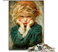 Adult Jigsaw Puzzles 1000 Pieces Angry Little Boy Challenging Puzzles 26X38CM Fun at Home Activities, Birthday Present, Travel Gifts
