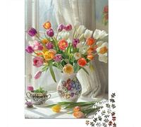Adult Jigsaw Puzzles 1000 Pieces Animal Art Flower Paper Puzzles for Adults Sustainable Puzzle Games 1000pcs (38x26cm)
