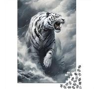 Adult Jigsaw Puzzles 1000 Pieces Animal Art Tiger Paper Jigsaw Puzzles for Adults Educational Game Challenge Toy 1000pcs (38x26cm)