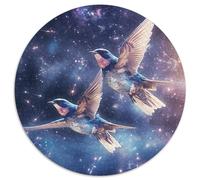 Adult Jigsaw Puzzles 1000 Pieces Animal Golden Sparrow 1000 Piece Round Jigsaw Ideal DIY Decor & Brain Teaser Gift (67.5x67.5cm)