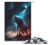 Adult Jigsaw Puzzles 1000 Pieces Animal Nebula Wolf Home Decoration Puzzle Toys Deal As Gifts for The Whole Family 1000PCS(38x26cm)