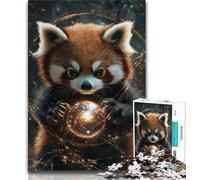 Adult Jigsaw Puzzles 1000 Pieces Animal Red Panda Puzzles,Challenging Family Activity Games DIY Toy for Home Wall Decor Gifts 26x38cm