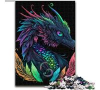 Adult Jigsaw Puzzles 1000 Pieces Animals Dragons Jigsaw Puzzle 1000 Pieces Family Activity Game for Teenagers, Challenging Brain Teaser size 38x26cm