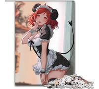Adult Jigsaw Puzzles 1000 Pieces Anime Cat Maid Jigsaw Challenging Brain Teaser for Teenagers, Perfect for Home Decor Or Gift (size 50x75cm)