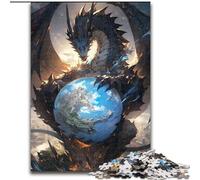 Adult Jigsaw Puzzles 1000 Pieces Anime Dragon The of World Wooden Jigsaw Puzzles for Birthdays, Christmas, Halloween, Thanksgiving, Easter Size 50X75CM