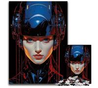 Adult Jigsaw Puzzles 1000 Pieces Anime Girl Heroine Cyborg Difficult Puzzles for Adults for Birthdays And Holidays 1000 PCS(38x26cm)