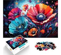 Adult Jigsaw Puzzles 1000 Pieces arctic poppy the jigsaw puzzle 26x38cm with Matching Poster and Trivia Sheet for 14 year olds
