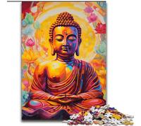 Adult Jigsaw Puzzles 1000 Pieces Art Buddha Jigsaw Challenging Brain Teaser for Teenagers, Perfect for Home Decor Or Gift (size : 50x75cm)