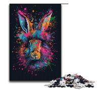 Adult Jigsaw Puzzles 1000 Pieces Art Bunny Home Decoration Puzzle Toys Deal As Gifts for The Whole Family 1000PCS(38x26cm)