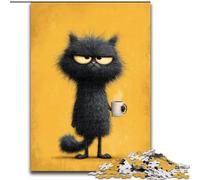 Adult Jigsaw Puzzles 1000 Pieces Art Cat Brain Teaser Game Educational Game for Birthday, Chrismas for for Age 14 26x38cm