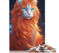 Adult Jigsaw Puzzles 1000 Pieces Art Cat Wooden Puzzle for Adults And Teenager Home Decoration Puzzle Toys 1000pcs (75x50cm)