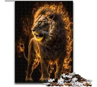 Adult Jigsaw Puzzles 1000 Pieces Art Colourful Lions Jigsaw Puzzle Made of cardboard,Interactive Family Game, DIY Home Decor, Challenging Brain Teaser Gift 1000pcs(26x38cm)