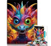 Adult Jigsaw Puzzles 1000 Pieces Art Dragon Baby,Decompressing Intellectual Educational Toy Is Ideal As Gifts for The Whole Family (38x26cm)