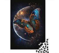 Adult Jigsaw Puzzles 1000 Pieces Art Dream Butterfly Paper Puzzles for Adults Sustainable Puzzle Games 1000pcs (38x26cm)