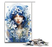 Adult Jigsaw Puzzles 1000 Pieces Art Flower Goddess Home Decoration Puzzle Toys Deal As Gifts for The Whole Family 1000 PCS(75x50cm)