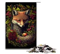 Adult Jigsaw Puzzles 1000 Pieces Art Fox Home Decoration Puzzle Toys Deal As Gifts for The Whole Family 1000 PCS(75x50cm)