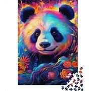 Adult Jigsaw Puzzles 1000 Pieces Art Panda Animals Wood Jigsaw Puzzles for Adults Educational Game Challenge Toy 1000pcs (75x50cm)