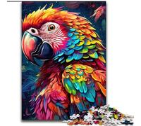 Adult Jigsaw Puzzles 1000 Pieces Art Parrot Impossible Jigsaw Puzzles for Adults size 26x38cm Brain Teaser & Home Decor, Perfect