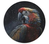 Adult Jigsaw Puzzles 1000 Pieces Art Parrot Jigsaw Puzzles for Adults Interactive Family Game,DIY Home Decor,Challenging Brain Teaser Gift (Size 67.5x67.5cm)