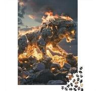 Adult Jigsaw Puzzles 1000 Pieces Artistic Lion Paper Puzzle for Adults And Teenager Home Decoration Puzzle Toys 1000pcs (38x26cm)