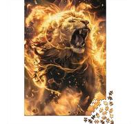 Adult Jigsaw Puzzles 1000 Pieces Artistic Lion Paper Puzzle for Adults And Teenager Home Decoration Puzzle Toys 1000pcs (38x26cm)