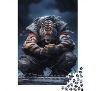 Adult Jigsaw Puzzles 1000 Pieces Artistic Tiger Paper Puzzles for Adults Sustainable Puzzle Games 1000pcs (38x26cm)
