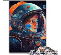 Adult Jigsaw Puzzles 1000 Pieces Astronaut Nebula Wooden Jigsaw Educational Activity for Cognitive Skills Cognitive Skill Improvement size : 50x75cm