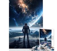 Adult Jigsaw Puzzles 1000 Pieces Astronomical Journey Adult Jigsaw Puzzles Enhance Memory Challenging To Complete Brainteaser Family Games (50x75cm)