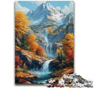 Adult Jigsaw Puzzles 1000 Pieces Autumn Landscape Adult Puzzles,Decompressing Intellectual Educational Toy Birthday Gift (38x26cm)