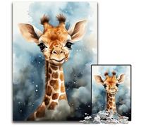 Adult Jigsaw Puzzles 1000 Pieces Baby Giraffe Difficult Puzzles for Adults for Home Decor Ideal Christmas & New Year Gift for Teenagers 1000 PCS(75x50cm)