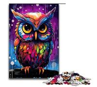 Adult Jigsaw Puzzles 1000 Pieces Baby Robot Owl by SplattersLots of Thick Coloured Home Decoration Puzzle Toys Deal As Gifts for The Whole Family 75x50cm