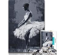Adult Jigsaw Puzzles 1000 Pieces Ballet Oil Painting Adult Puzzles,Learning Educational Toys Family Games Unique Birthday And Gifts 26x38cm