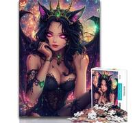 Adult Jigsaw Puzzles 1000 Pieces Beautiful Anime Girl 1000 Pieces for Adults,Educational Games Home Decoration Birthday Present, Gifts, Wall Art (size 38x26cm)