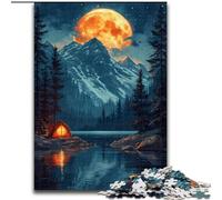 Adult Jigsaw Puzzles 1000 Pieces Beautiful Desert Dunes at Twilight Jigsaw Puzzles Made of Wood,Ideal for And Family Fun for Holidays, Birthdays 1000pcs(50x75cm)