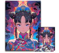 Adult Jigsaw Puzzles 1000 Pieces Beautiful Geisha Anime Difficult Puzzles for Adults for Home Decor Ideal Christmas & New Year Gift for Teenagers 1000 PCS(38x26cm)