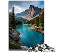 Adult Jigsaw Puzzles 1000 Pieces Beautiful Mountains And Lakes for 14+ Unique Challenge Game Family Games Christmas Birthday Gifts 38x26cm