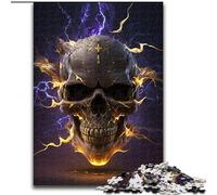 Adult Jigsaw Puzzles 1000 Pieces Beautiful Skull Jigsaw Challenging Brain Teaser for Teenagers, Perfect for Home Decor Or Gift (size : 26x38cm)