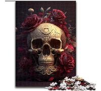 Adult Jigsaw Puzzles 1000 Pieces Beautiful Skull Puzzle for Teenager & Families, Perfect DIY Decor & Brain-Teasing Challenge (size : 26x38cm)