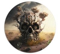 Adult Jigsaw Puzzles 1000 Pieces Beautiful Skull Puzzles for Adults Family Interactive Game,DIY Home Decor Brain Challenge Gift 67.5x67.5 cm