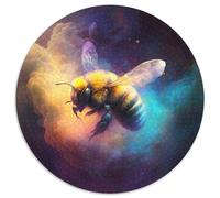 Adult Jigsaw Puzzles 1000 Pieces Bee Nebula 1000 Piece Round Jigsaw Ideal DIY Decor & Brain Teaser Gift 67.5x67.5cm