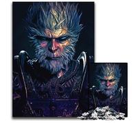 Adult Jigsaw Puzzles 1000 Pieces Black Myth Wukong Game Art Puzzles for Adults Educational Toy for Teenagers Home Office Decor 1000 PCS(75x50cm)