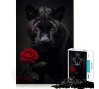 Adult Jigsaw Puzzles 1000 Pieces Black Panther Scars Sharp Cut Art, Focus Fun Game, Calm Play Time, Christmas Fun Gift (38x52cm)