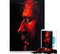 Adult Jigsaw Puzzles 1000 Pieces Blood And Thorns Sharp Cut Art, Focus Fun Game, Calm Play Time, Christmas Fun Gift (50x75cm)