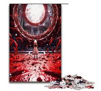 Adult Jigsaw Puzzles 1000 Pieces Blood Red Shadow Home Decoration Puzzle Toys Deal As Gifts for The Whole Family 75x50cm