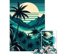 Adult Jigsaw Puzzles 1000 Pieces Blue Mountain Rainforest Impossible Game Learning Educational Toys Secret Santa Gifts For Family Fun (Size 38x26cm)