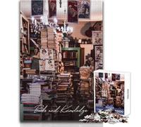 Adult Jigsaw Puzzles 1000 Pieces Books And Knowledge Educational Games Difficult Hard Gift For Birthdays Size 50x75cm