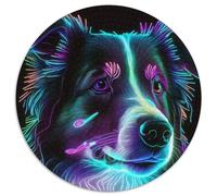 Adult Jigsaw Puzzles 1000 Pieces Border Collie Jigsaw Puzzles for Adults Family Game Night, Home Decor & Brain Training Gift 67.5x67.5cm